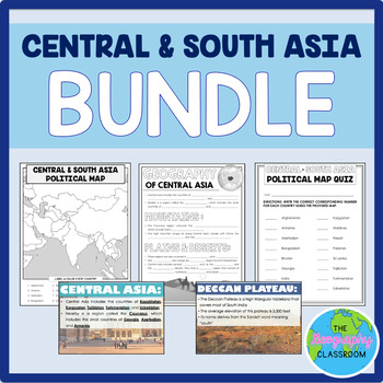 Preview of Central and South Asia BUNDLE