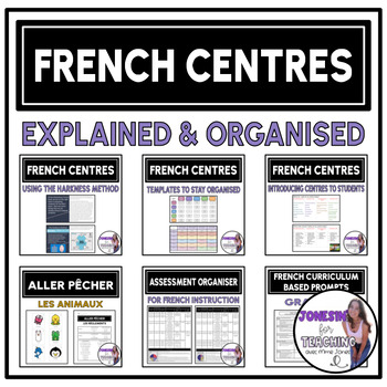 Preview of Centres / Stations / Carousel / Rotations / Centers in Core French grades 4-8