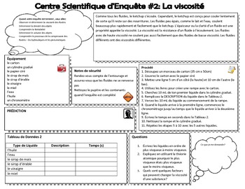 Preview of Centres d'enquête de Sciences - Les fluides