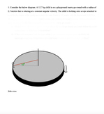Centripetal Force: Physics Practice Problems (editable)