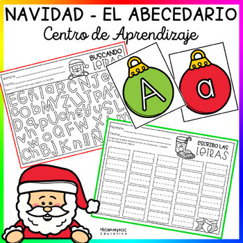 Preview of Centro de Navidad - El Abecedario - Christmas Center The Alphabet