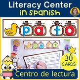 Centro de Silabas Spanish Two Syllable Words Centers Begin