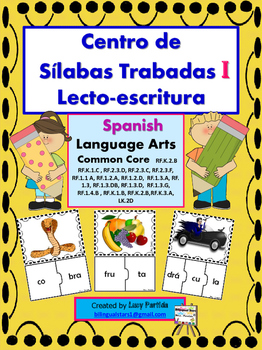 Preview of Centro de Palabras de Sílabas Trabadas Grupos Consonanticos I Puzzle-MrsPartida