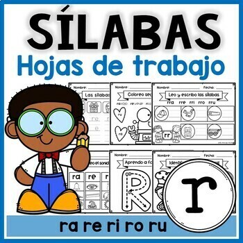 Silabas Con Rr Worksheets Teaching Resources Tpt