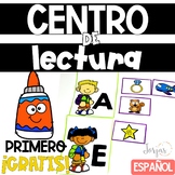 Centros de lectura gratis Literacy Centers Spanish Freebie