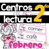 Centros de lectura segundo grado FEBRERO Valentine's Day S