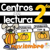 Centros de lectura segundo grado noviembre