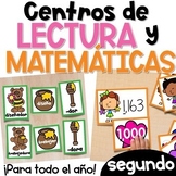 Centros de lectura y matemáticas SEGUNDO Reading and Math 