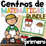 Centros de matemáticas PRIMER GRADO BUNDLE First Grace Mat