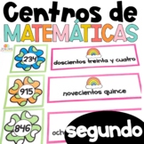 Centros de matemáticas SEGUNDO GRADO marzo Second grade Ma