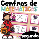 Centros de matemáticas SEGUNDO GRADO octubre Second Grade 