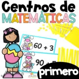 Centros de matemáticas para primer grado abril Math center