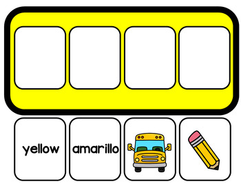 Centros De Vocabulario Los Colores En Ingles Y Espanol