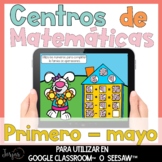 Centros de matemáticas digitales mayo PRIMER GRADO
