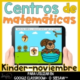 Centros digitales kinder noviembre Digital Centers in Spanish