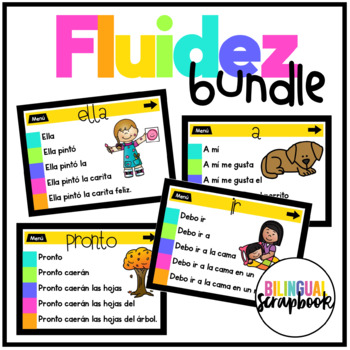 Preview of Centros y Actividades de Fluidez BUNDLE Digital Fluency Centers in Spanish