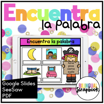 Preview of Centros y Actividades de Palabras Digital Spanish Words