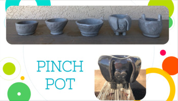 Preview of Ceramic Art Pinch Pot Lesson (step-by-step)