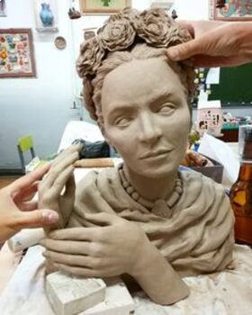 Preview of Ceramic Bust Lesson