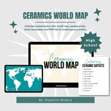 Ceramic World Map: contemporary artists