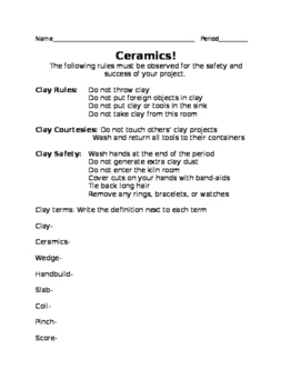 Preview of Ceramics Intro