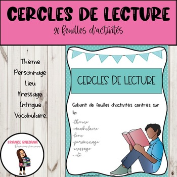 Preview of Cercles de lecture - Gabarit d'activités