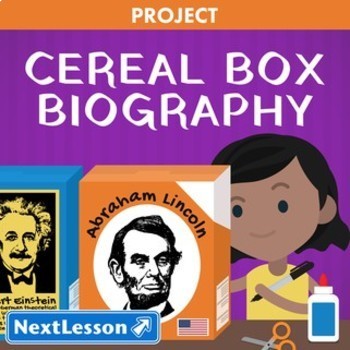 Preview of Cereal Box Biography - Projects  & PBL