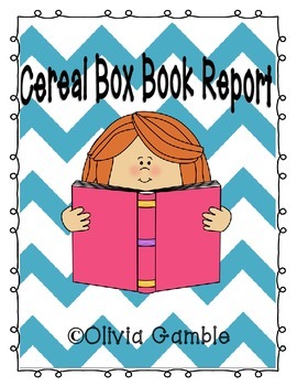 Preview of Cereal Box Book Report