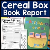 Cereal Box Book Report Template: Project Directions, Rubri