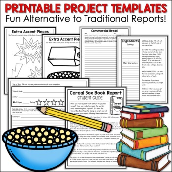 cereal box book report rubric elementary