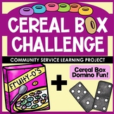 Cereal Box Domino Challenge Community Service Project
