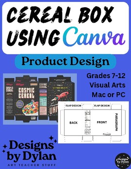 Preview of Cereal Box Product Design Using Canva