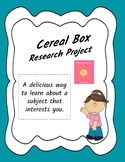 Cereal Box Research Project