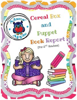 Preview of Cereal Box and Puppet Book Report