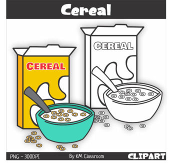 Cereal Clipart By Km Classroom Teachers Pay Teachers