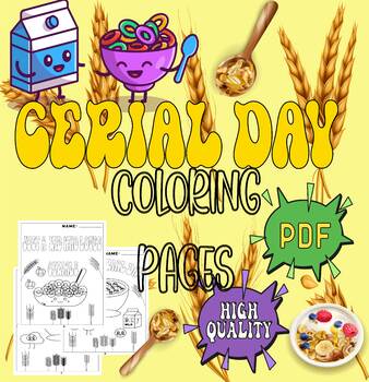 cereal coloring pages