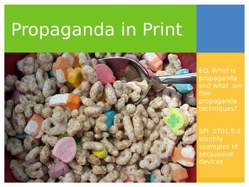 Preview of Cereal Print Ad PowerPoint