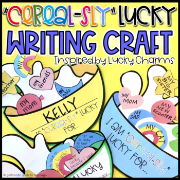 Preview of Cereal-sly Lucky Writing Craft | Lucky Charms Inspired St. Patrick's Day Craft