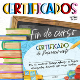 Ceritificados para el fin del curso escolar  | PPT