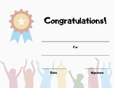 Certifi-Kid: 9x6 Fillable Certificates for Little Achievers!