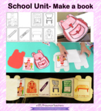 School Unit printable backpack accordion book