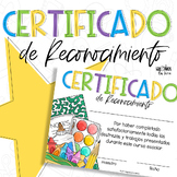 Certificados in Spanish PPT | End of the Year Awards in Spanish