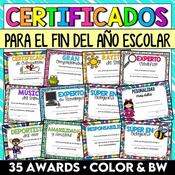 Preview of Certificados para el fin del año | End of the Year Awards in Spanish