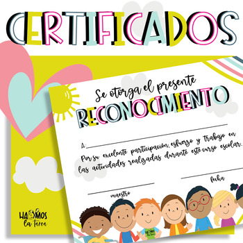 Preview of Certificados para fin de curso y verano educativo | PPT