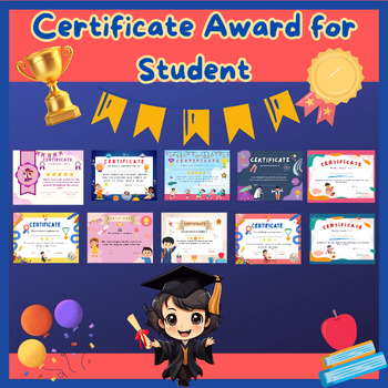 Preview of Certificate Award for Student
