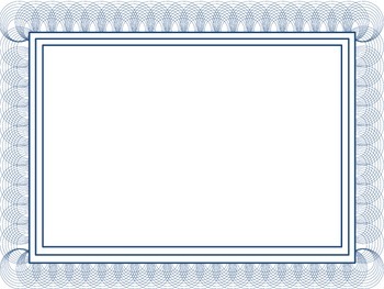 certificate border templates