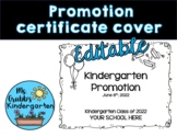 Certificate folder for promotion ceremony EDITABLE