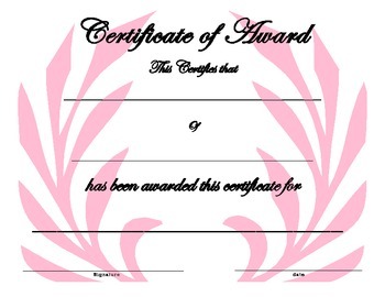 Certificate of Award by Maritza Good Idea | TPT