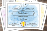Certificate of Completion Template for Kids - Digital Download
