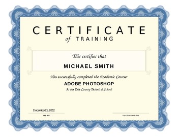 microsoft word certificate template free